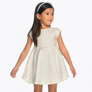 Rochie flori fetita Mayoral 3910PV19CREM2 Rochie flori fetita Mayoral 3910PV19CREM2